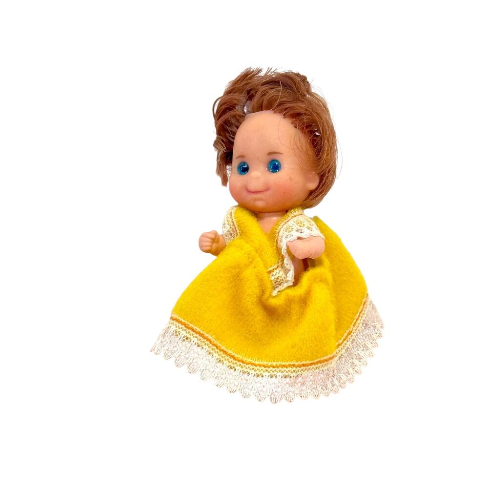1973 Mattel Sunshine Family Krissy Doll Rare Red Hair Little Baby Sweets Vintage